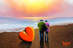 Sunset Love - Original - SOLD by artist David Renshaw - Wyecliffe Galleries