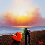 Sunset Love - Original - SOLD by artist David Renshaw - Wyecliffe Galleries