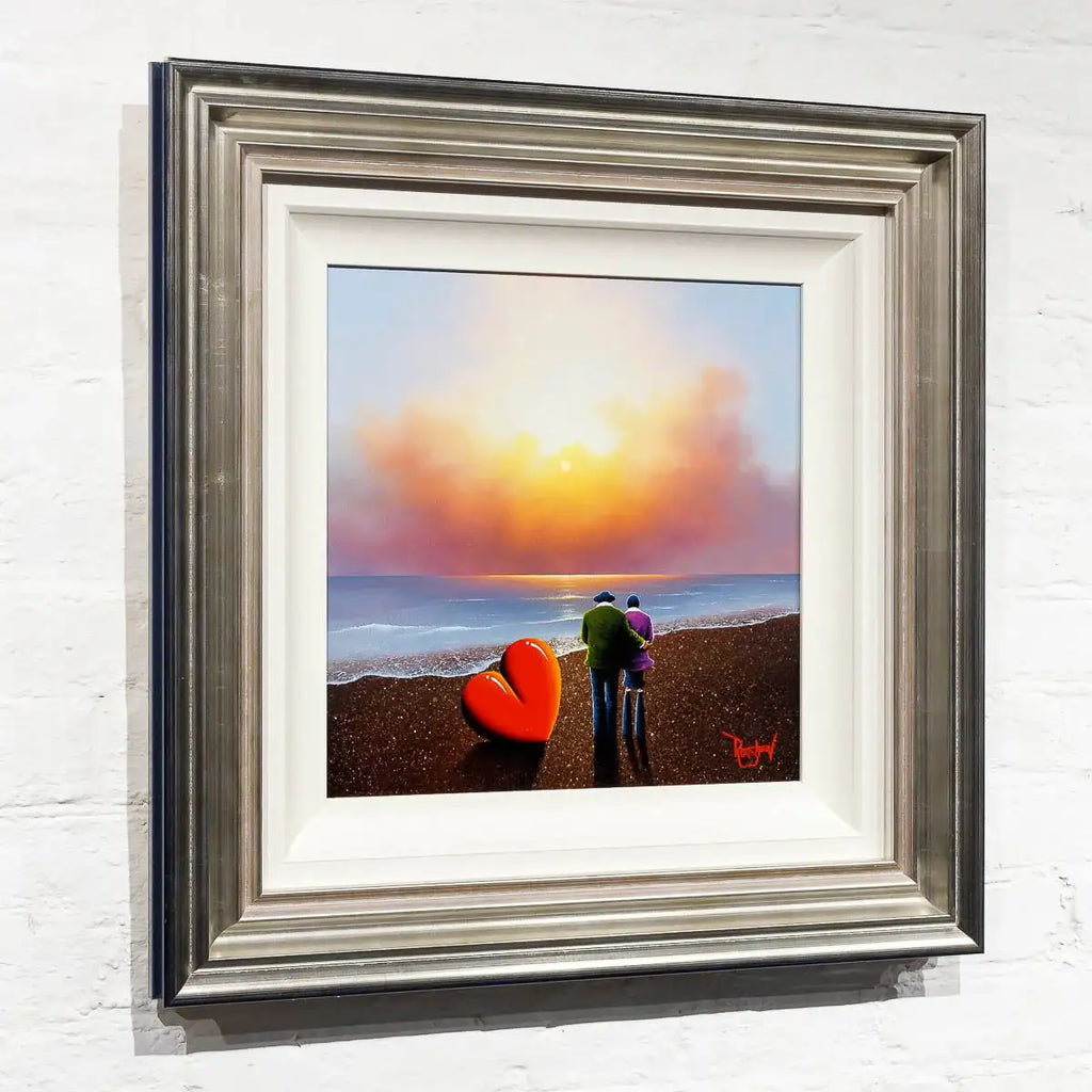 Sunset Love - Original - SOLD by artist David Renshaw - Wyecliffe Galleries