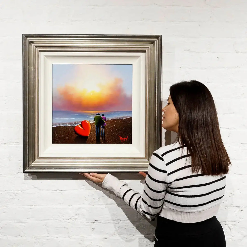 Sunset Love - Original - SOLD by artist David Renshaw - Wyecliffe Galleries