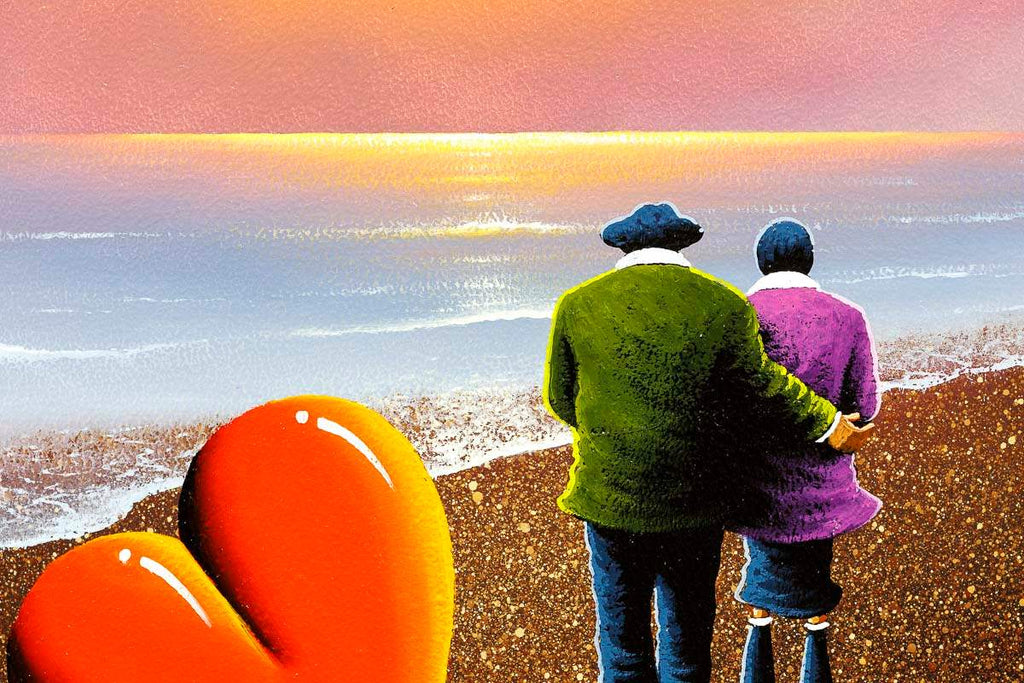 Sunset Love - Original - SOLD by artist David Renshaw - Wyecliffe Galleries