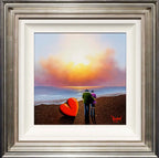 Sunset Love - Original - SOLD by artist David Renshaw - Wyecliffe Galleries