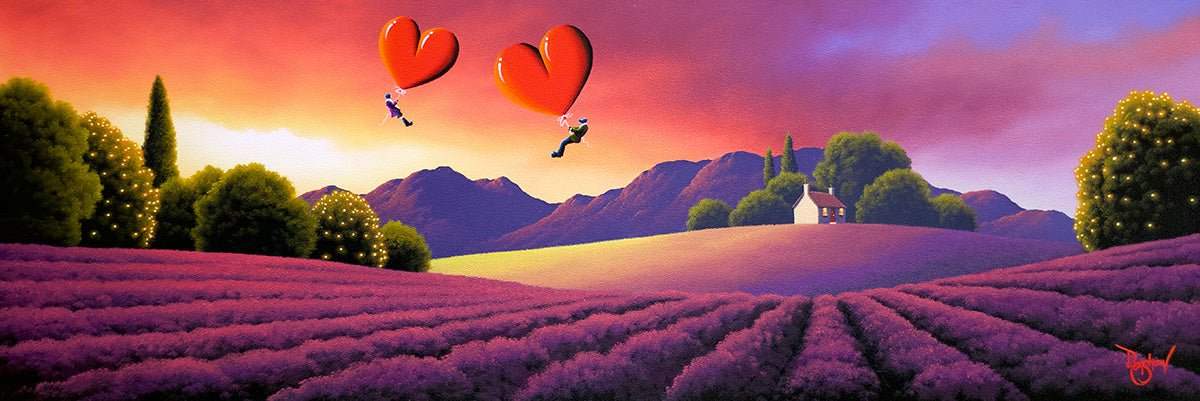 Taking Our Love To New Heights - Original - SOLD by artist David Renshaw - Wyecliffe Galleries