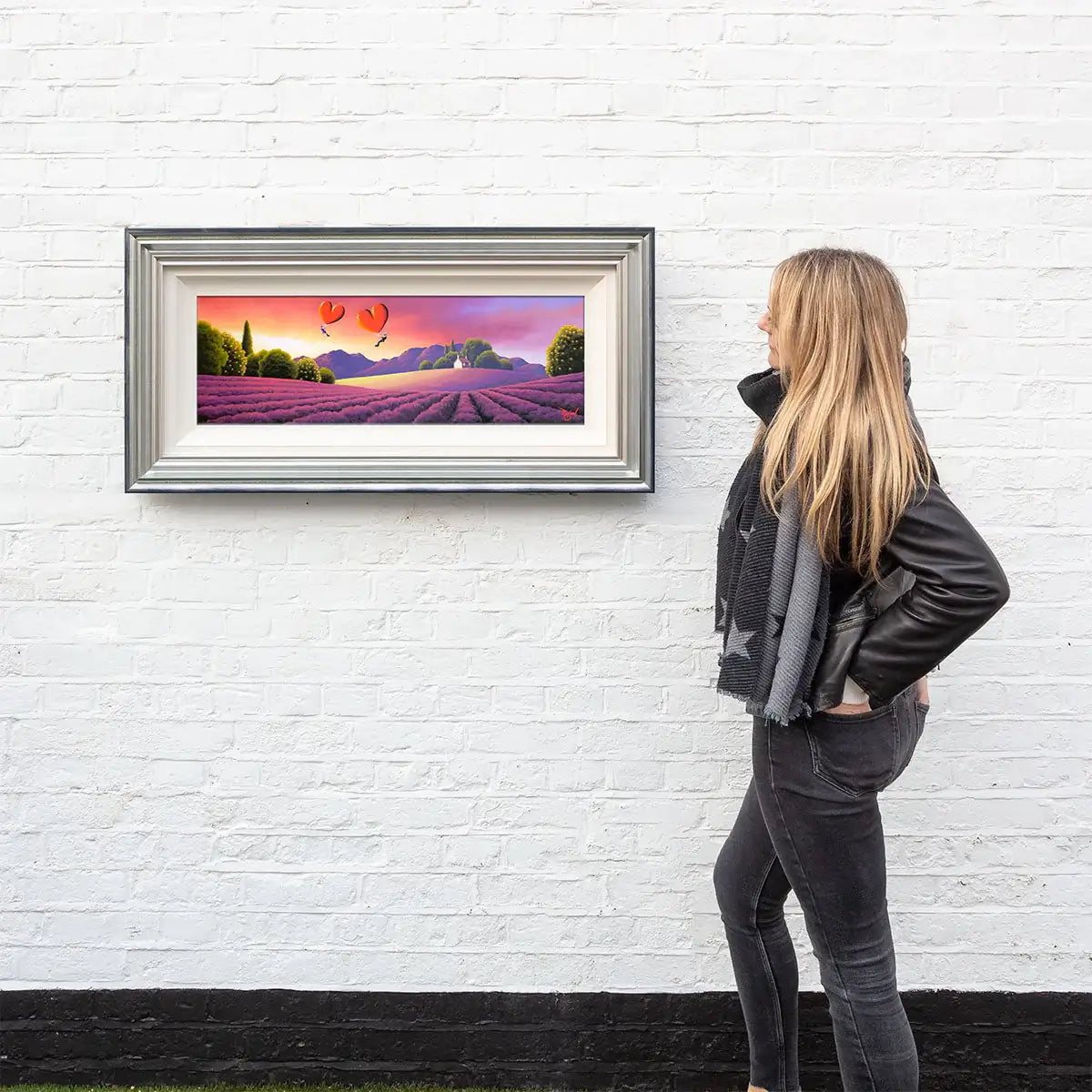Taking Our Love To New Heights - Original - SOLD by artist David Renshaw - Wyecliffe Galleries