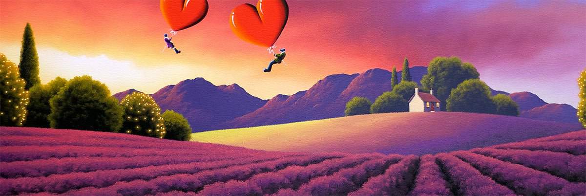 Taking Our Love To New Heights - Original - SOLD by artist David Renshaw - Wyecliffe Galleries