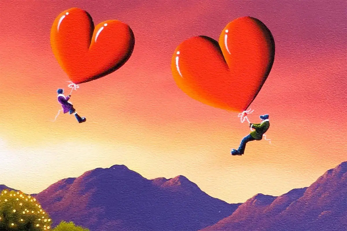 Taking Our Love To New Heights - Original - SOLD by artist David Renshaw - Wyecliffe Galleries