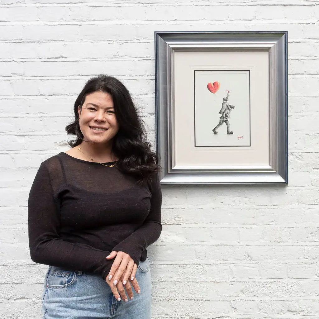 Taxi for Doris - Original Sketch - SOLD by artist David Renshaw - Wyecliffe Galleries