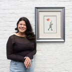 Taxi for Doris - Original Sketch - SOLD by artist David Renshaw - Wyecliffe Galleries