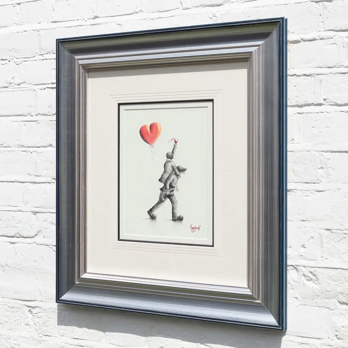 Taxi for Doris - Original Sketch - SOLD by artist David Renshaw - Wyecliffe Galleries