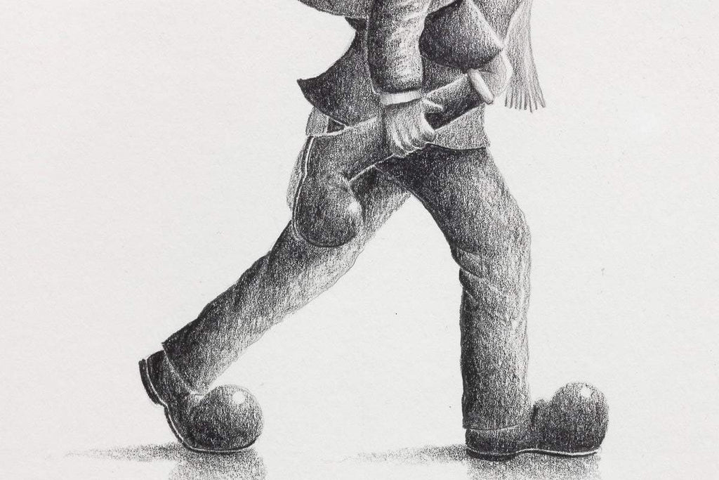 Taxi for Doris - Original Sketch - SOLD by artist David Renshaw - Wyecliffe Galleries