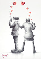 The Guy Who Loved Me - Original Sketch - SOLD by artist David Renshaw - Wyecliffe Galleries
