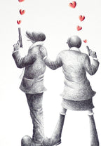 The Guy Who Loved Me - Original Sketch - SOLD by artist David Renshaw - Wyecliffe Galleries
