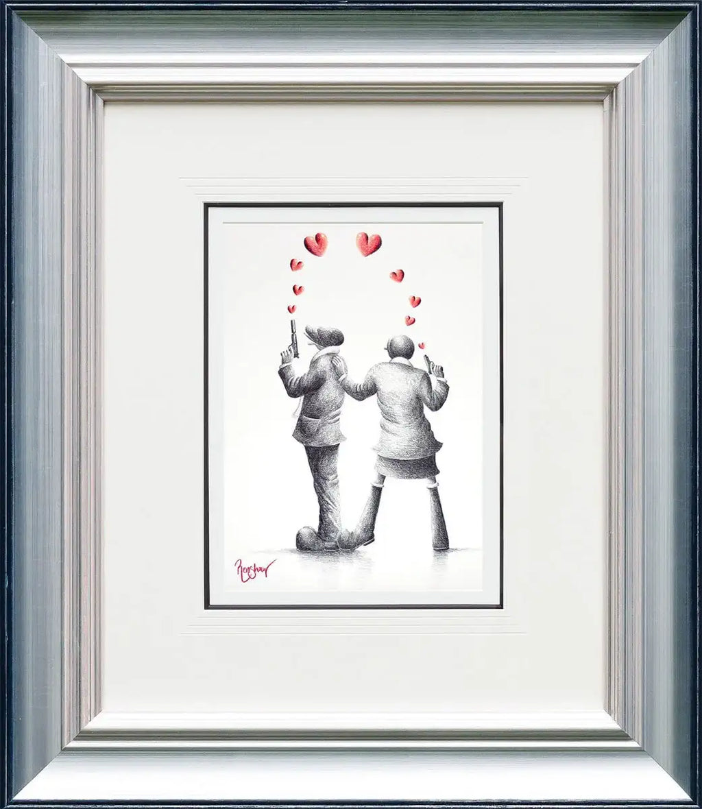 The Guy Who Loved Me - Original Sketch - SOLD by artist David Renshaw - Wyecliffe Galleries