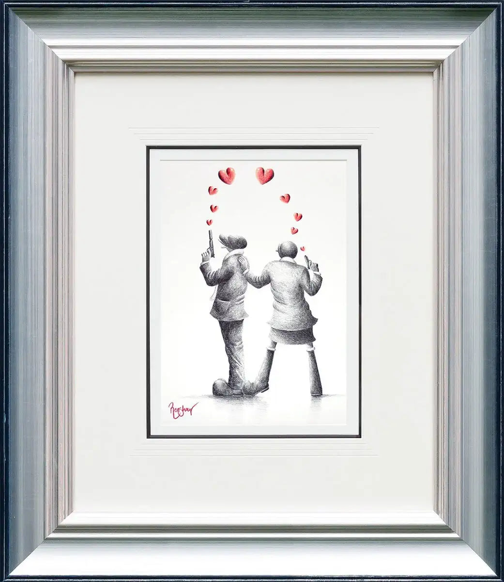The Guy Who Loved Me - Original Sketch - SOLD by artist David Renshaw - Wyecliffe Galleries