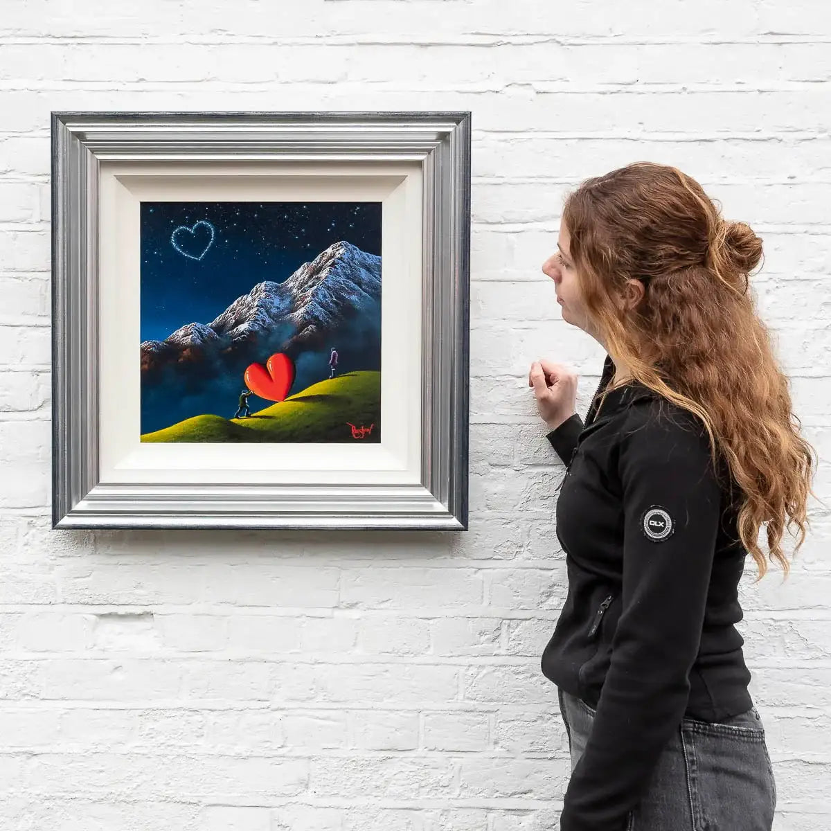 The Higher The Mountain, The Deeper Our Love - Original - SOLD by artist David Renshaw - Wyecliffe Galleries