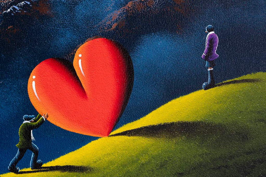 The Higher The Mountain, The Deeper Our Love - Original - SOLD by artist David Renshaw - Wyecliffe Galleries