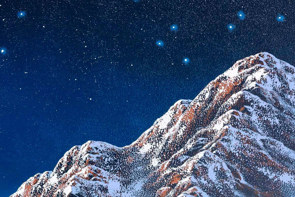 The Higher The Mountain, The Deeper Our Love - Original - SOLD by artist David Renshaw - Wyecliffe Galleries