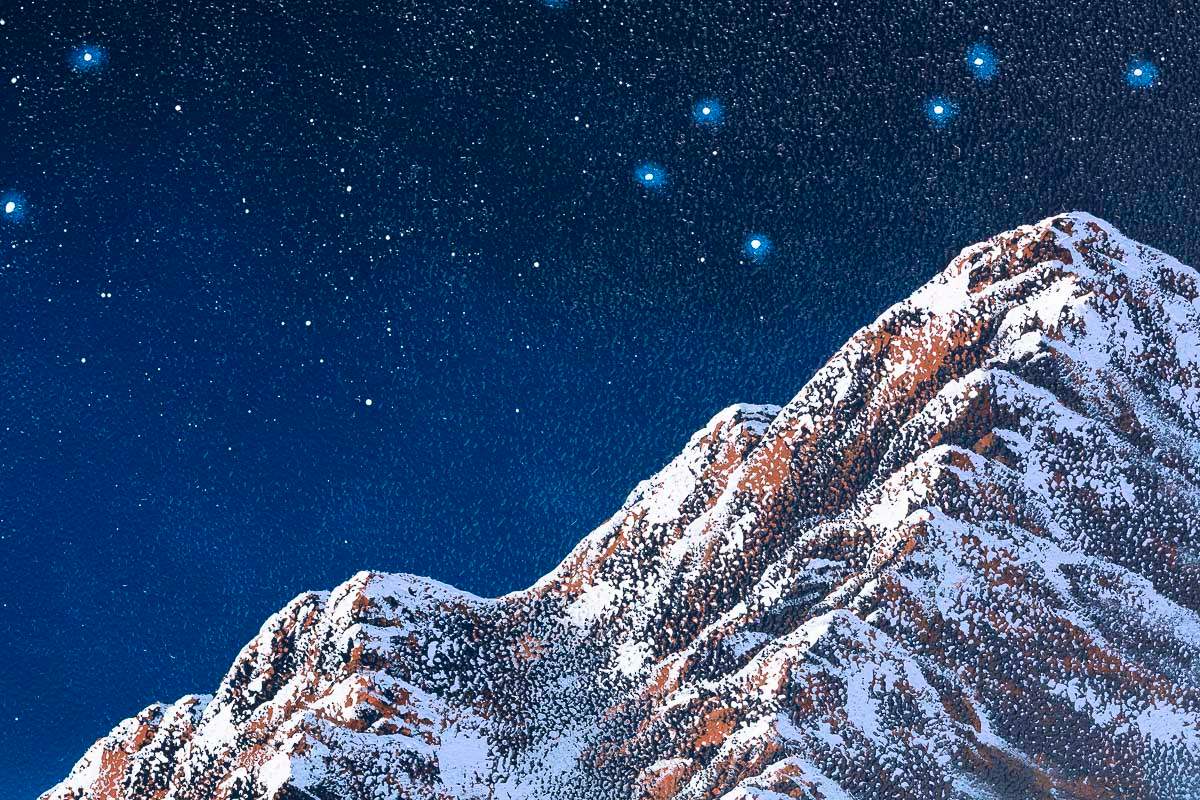 The Higher The Mountain, The Deeper Our Love - Original - SOLD by artist David Renshaw - Wyecliffe Galleries