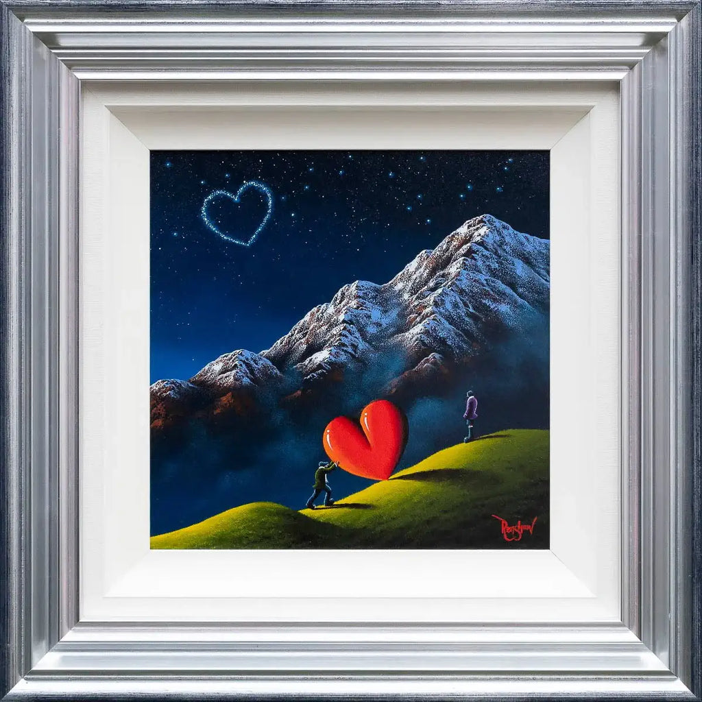 The Higher The Mountain, The Deeper Our Love - Original - SOLD by artist David Renshaw - Wyecliffe Galleries
