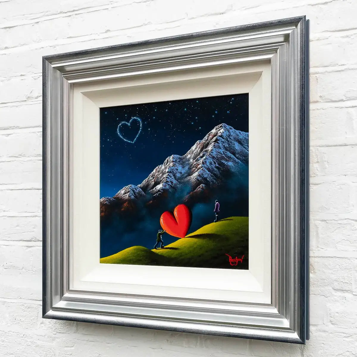The Higher The Mountain, The Deeper Our Love - Original - SOLD by artist David Renshaw - Wyecliffe Galleries
