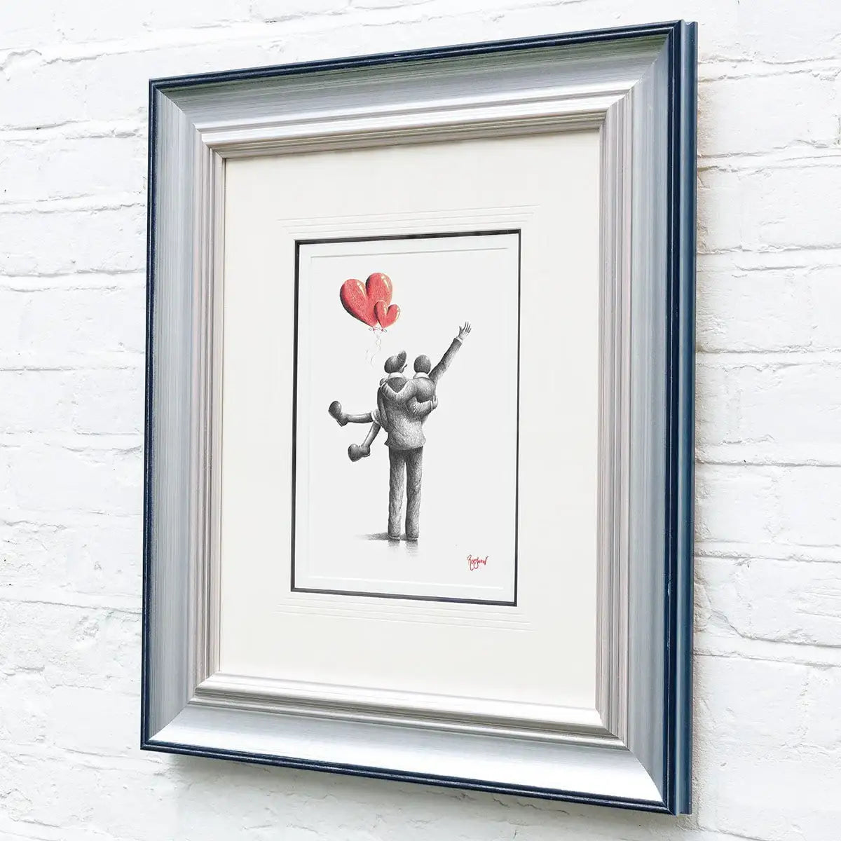 The King & Queen Of Karaoke - Original Sketch by artist David Renshaw - Wyecliffe Galleries