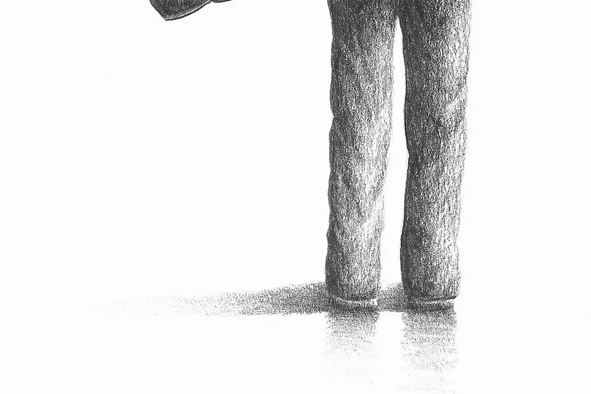 The King & Queen Of Karaoke - Original Sketch by artist David Renshaw - Wyecliffe Galleries