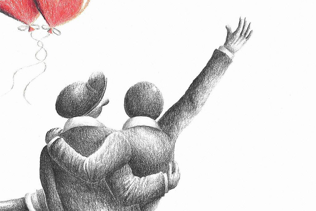 The King & Queen Of Karaoke - Original Sketch by artist David Renshaw - Wyecliffe Galleries