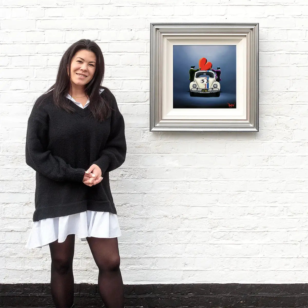 The Love Bug - Original - SOLD by artist David Renshaw - Wyecliffe Galleries
