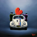 The Love Bug - Original - SOLD by artist David Renshaw - Wyecliffe Galleries