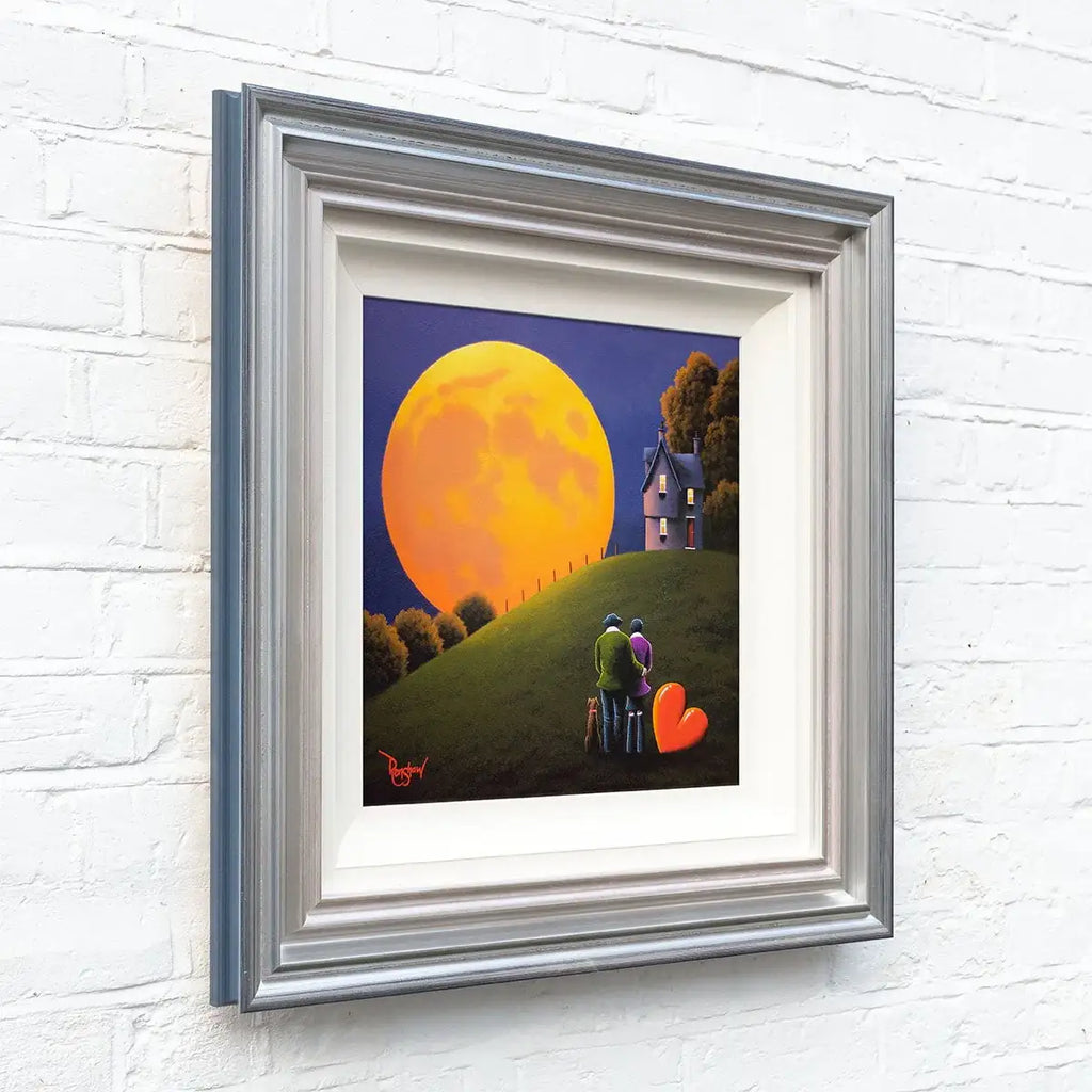 The Moon Resting In Our Special Place We Call Home - Original by artist David Renshaw - Wyecliffe Galleries