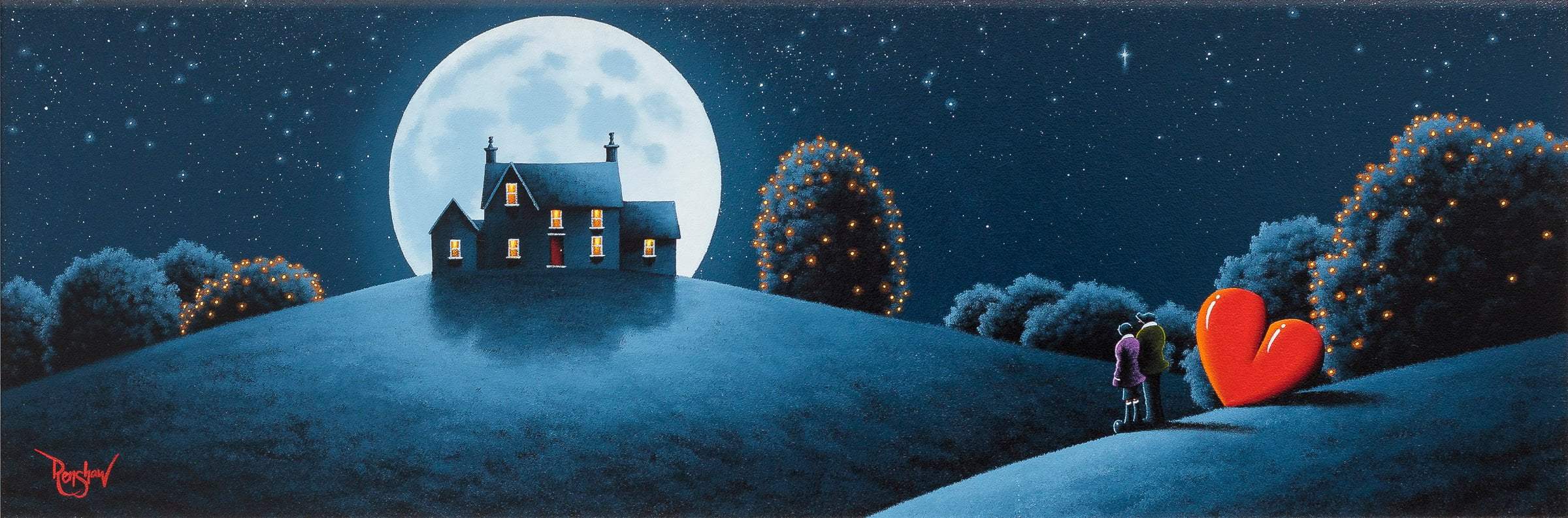 The Place We Call Home - Original - SOLD by artist David Renshaw - Wyecliffe Galleries