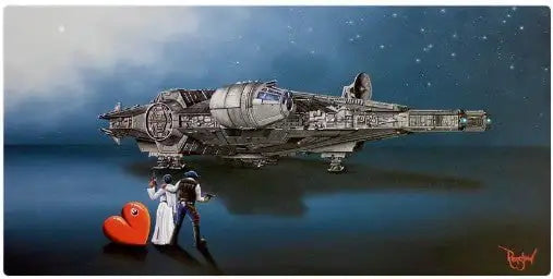 The Princess And The Scoundrel - Original - SOLD by artist David Renshaw - Wyecliffe Galleries