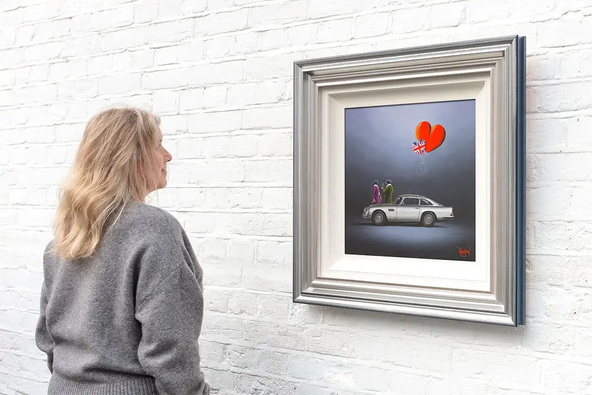 The Secret Service Of Love - Original - SOLD by artist David Renshaw - Wyecliffe Galleries