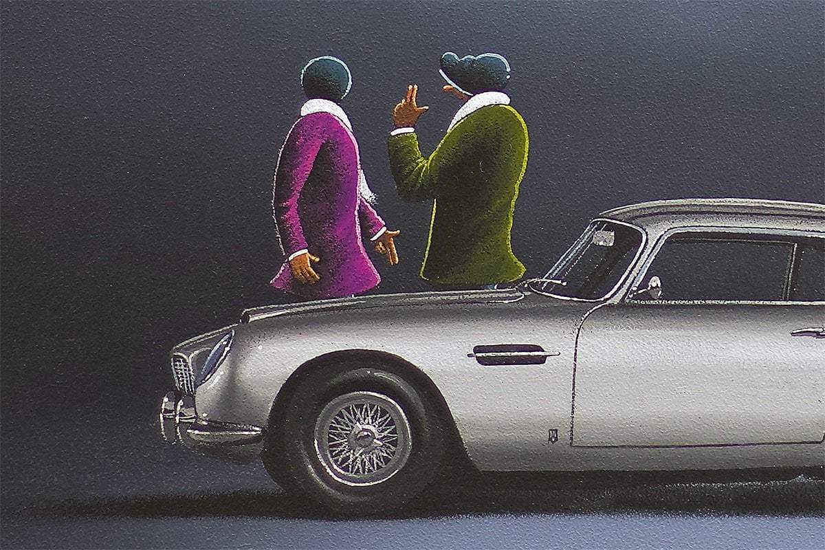 The Secret Service Of Love - Original - SOLD by artist David Renshaw - Wyecliffe Galleries
