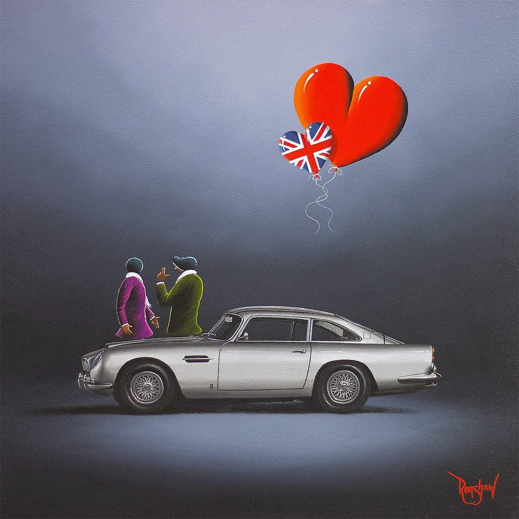 The Secret Service Of Love - Original - SOLD by artist David Renshaw - Wyecliffe Galleries