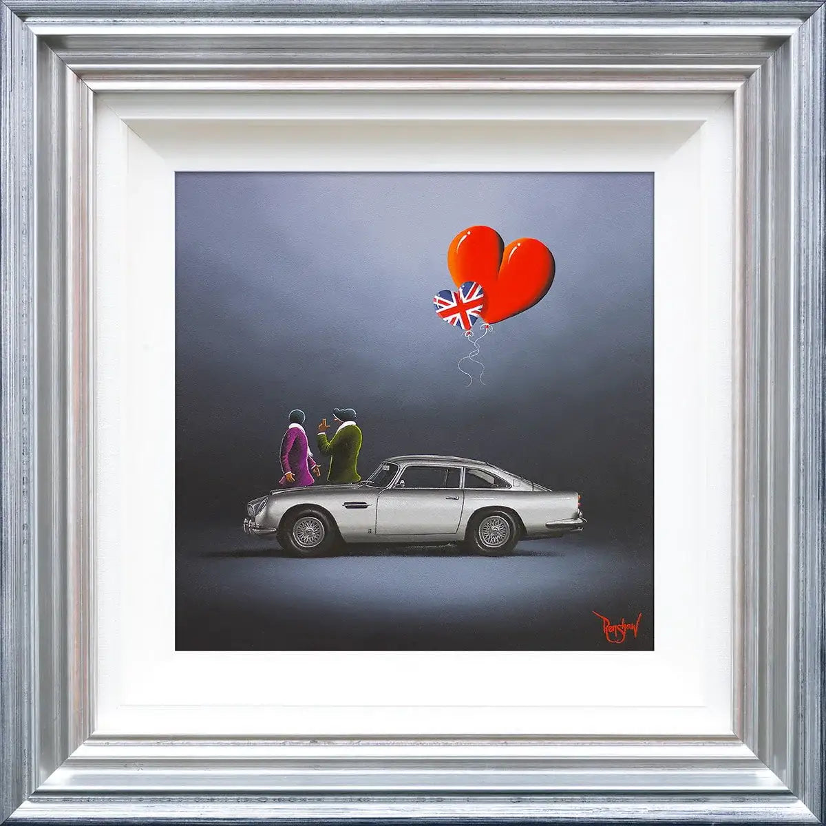 The Secret Service Of Love - Original - SOLD by artist David Renshaw - Wyecliffe Galleries