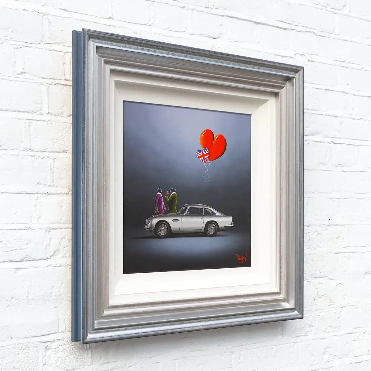 The Secret Service Of Love - Original - SOLD by artist David Renshaw - Wyecliffe Galleries