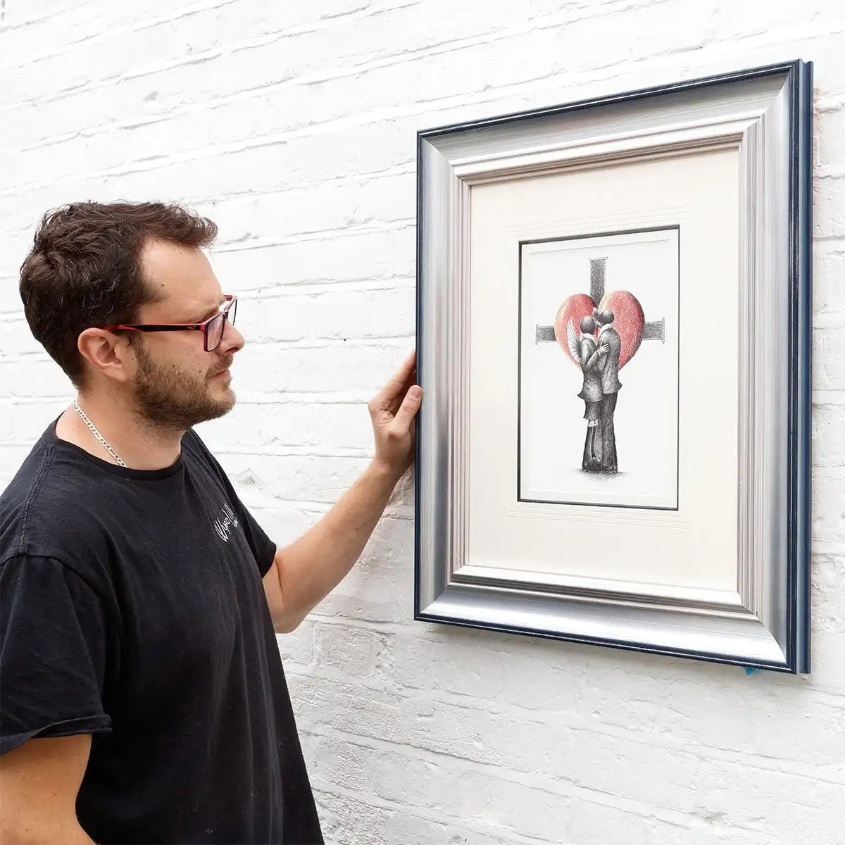 The Star-Crossed Lovers - Original Sketch - SOLD by artist David Renshaw - Wyecliffe Galleries