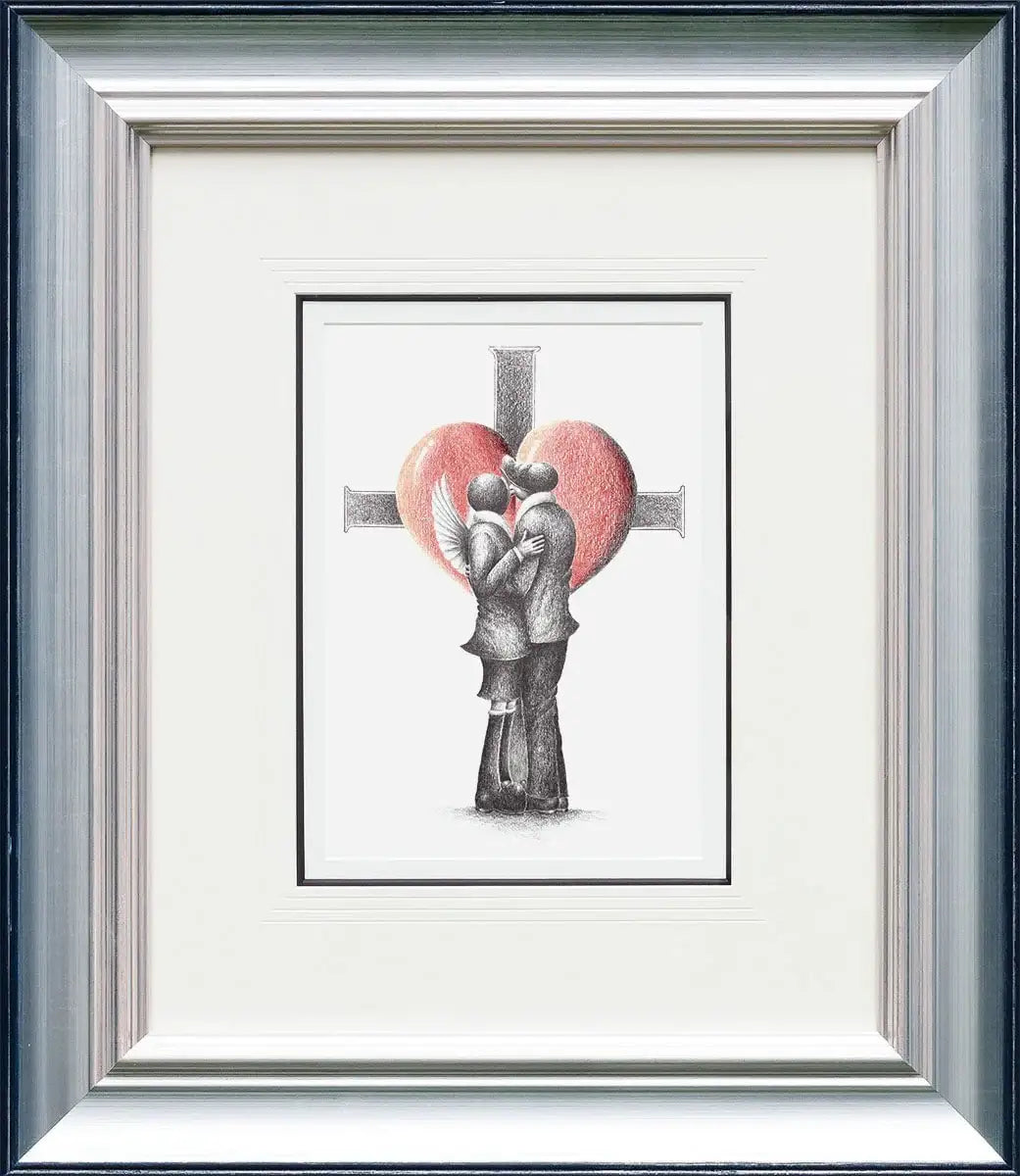 The Star-Crossed Lovers - Original Sketch - SOLD by artist David Renshaw - Wyecliffe Galleries