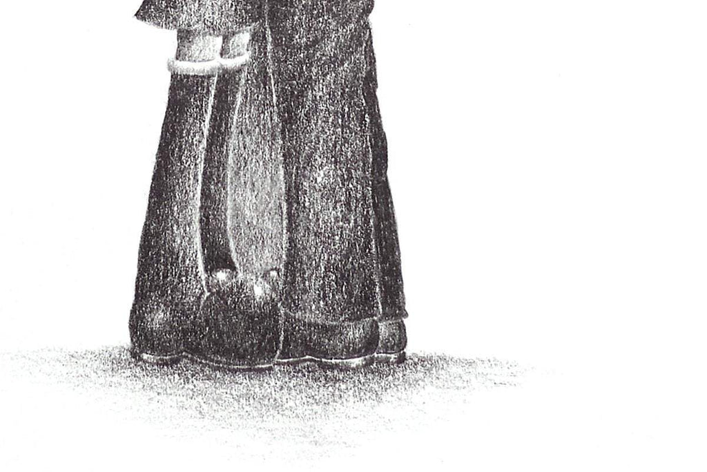 The Star-Crossed Lovers - Original Sketch - SOLD by artist David Renshaw - Wyecliffe Galleries