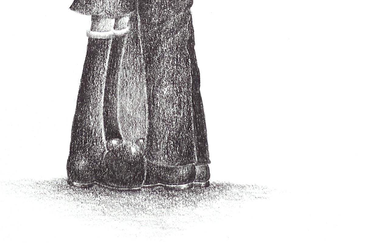 The Star-Crossed Lovers - Original Sketch - SOLD by artist David Renshaw - Wyecliffe Galleries