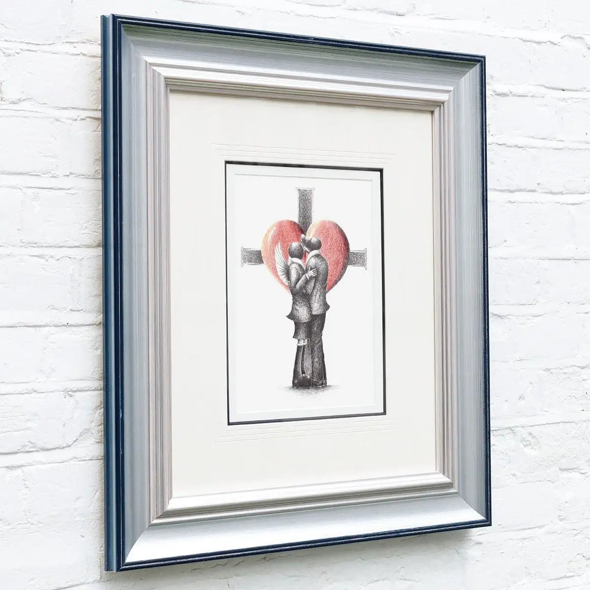 The Star-Crossed Lovers - Original Sketch - SOLD by artist David Renshaw - Wyecliffe Galleries