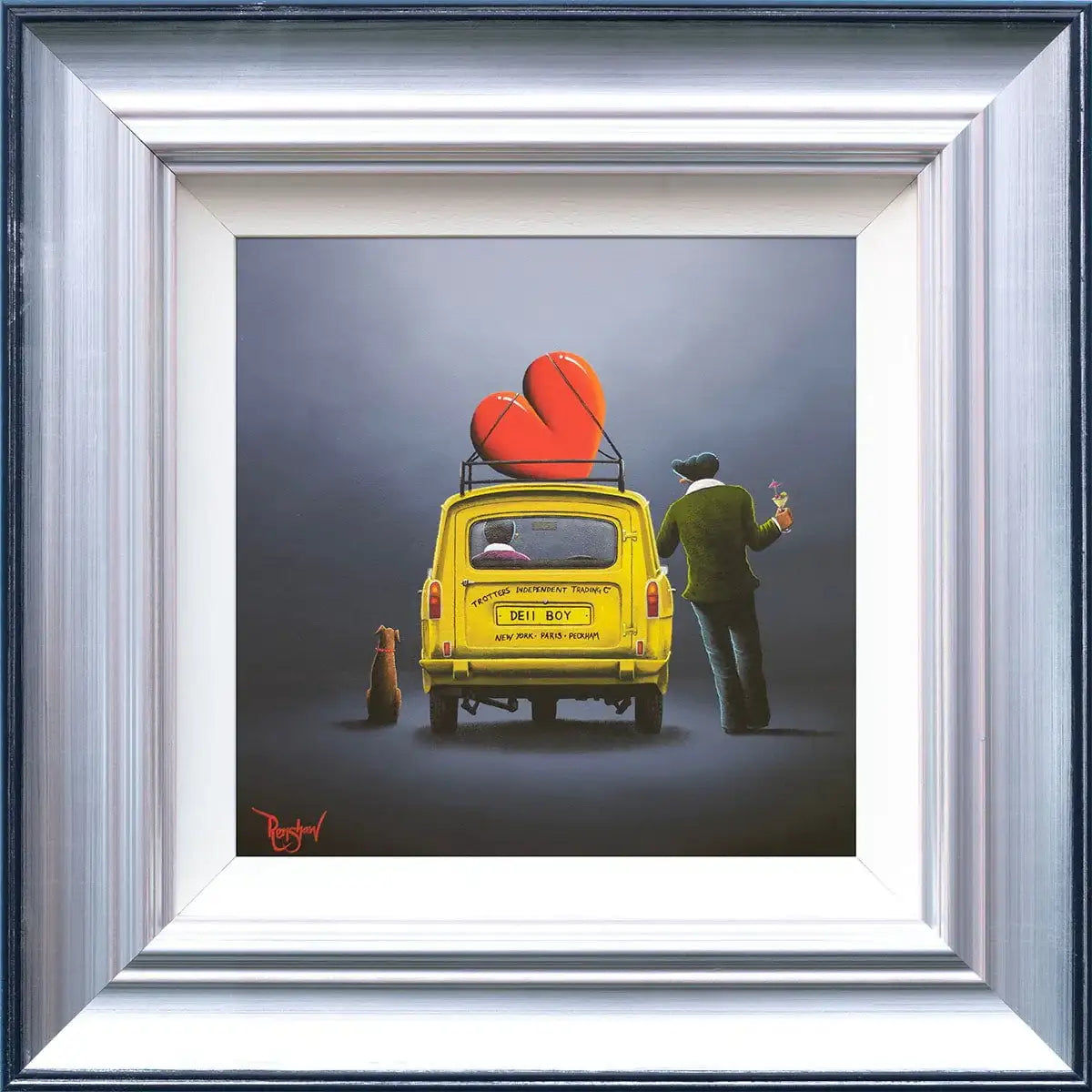 This Time Next Year, We'll Be Millionaires - Edition by artist David Renshaw - Wyecliffe Galleries