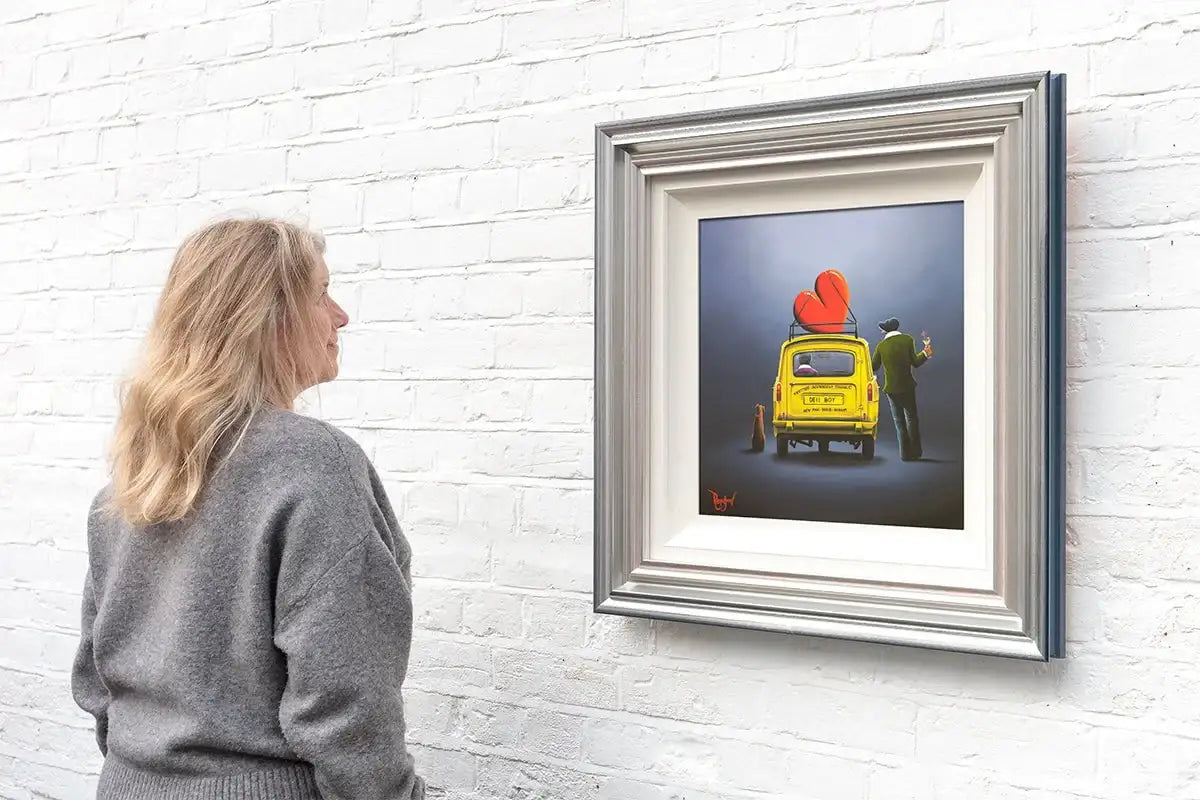 This Time Next Year, We'll Be Millionaires! - Original - SOLD by artist David Renshaw - Wyecliffe Galleries