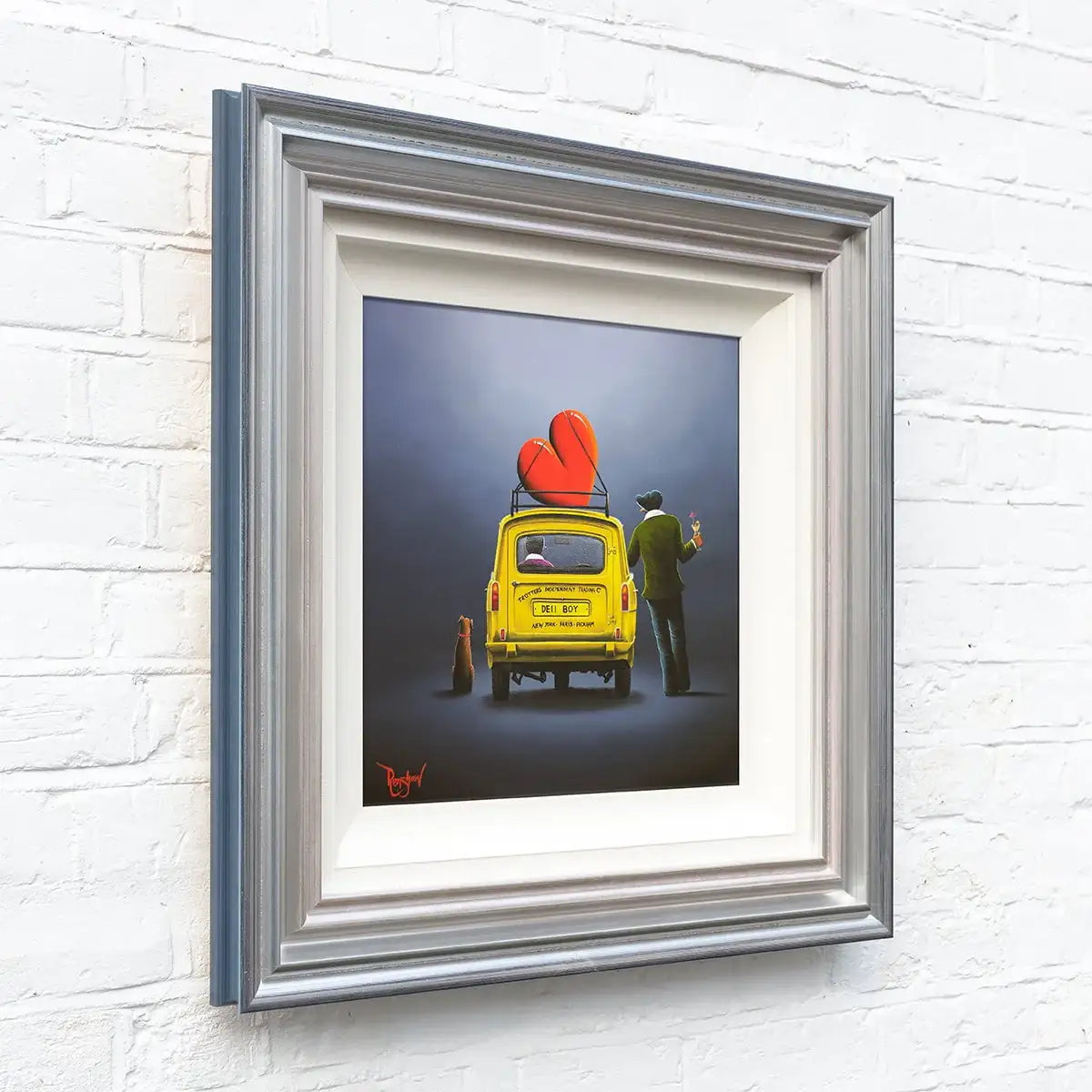 This Time Next Year, We'll Be Millionaires! - Original - SOLD by artist David Renshaw - Wyecliffe Galleries