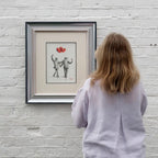 Tipsy Tuesday - Original Sketch - SOLD by artist David Renshaw - Wyecliffe Galleries