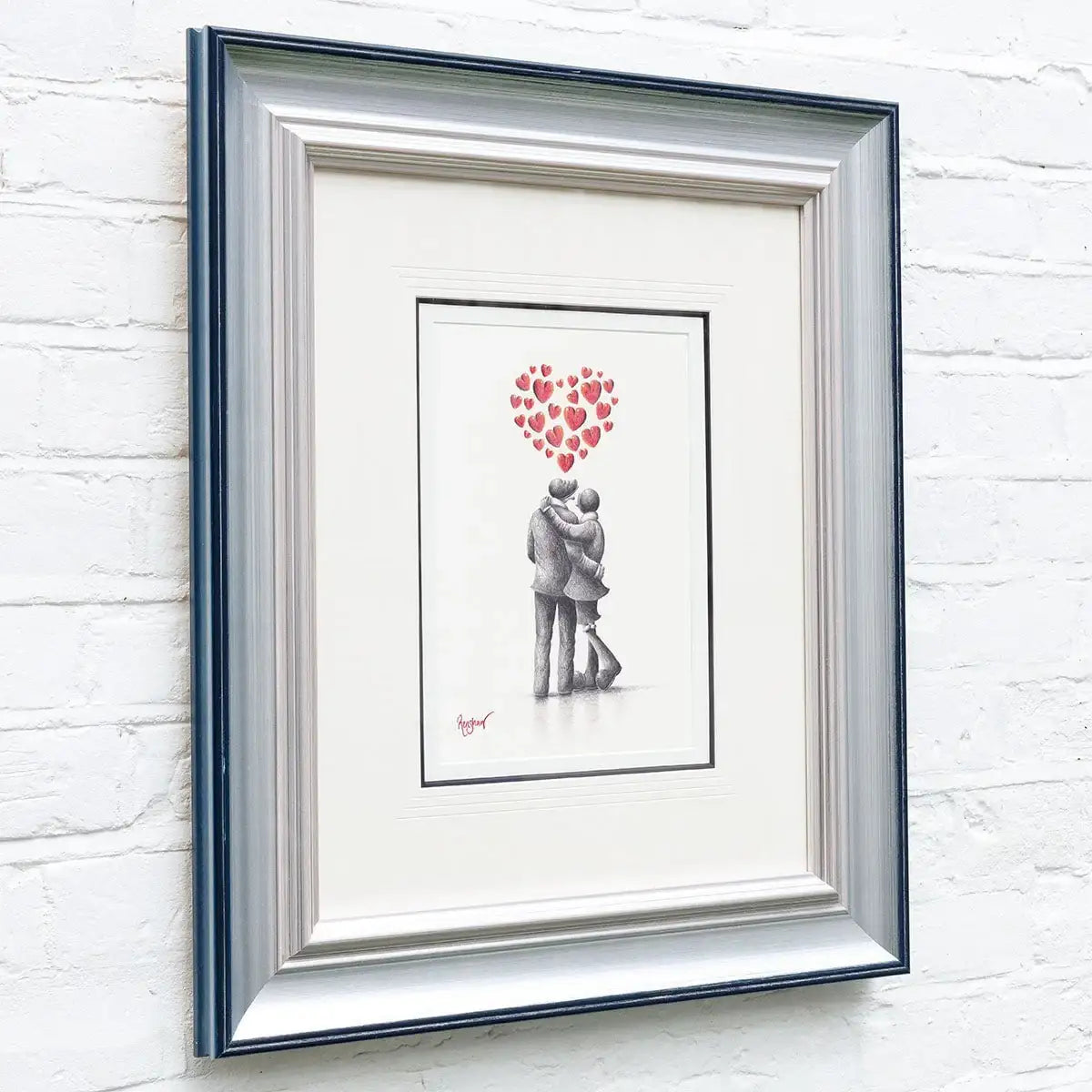 To Me You Are Perfect - Original Sketch - SOLD by artist David Renshaw - Wyecliffe Galleries