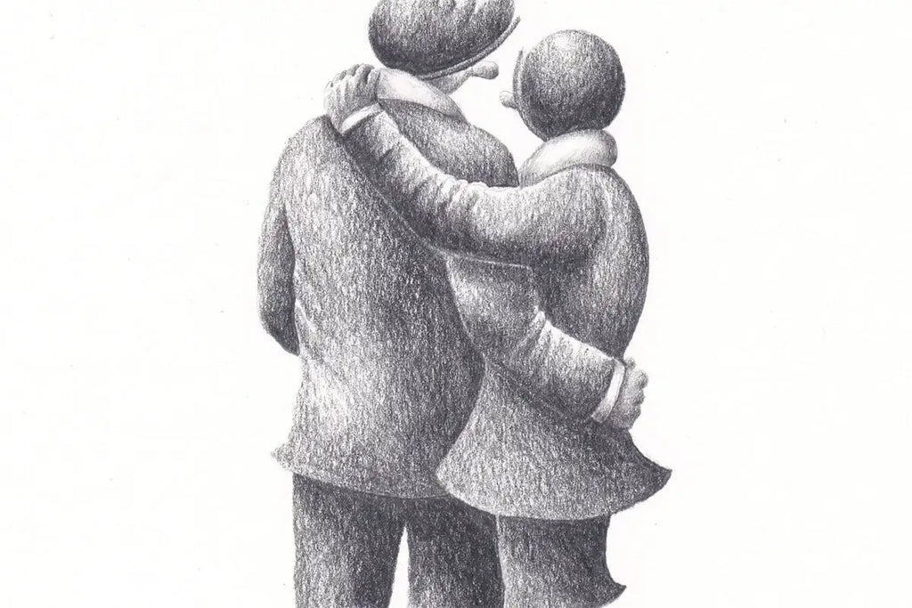 To Me You Are Perfect - Original Sketch - SOLD by artist David Renshaw - Wyecliffe Galleries