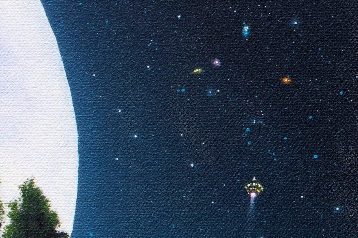 To the Moon and Back - Artist Proof - SOLD by artist David Renshaw - Wyecliffe Galleries