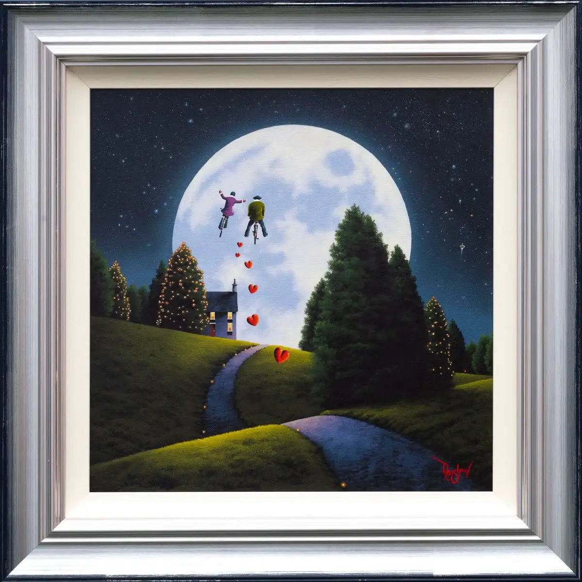 To the Moon and Back - Artist Proof - SOLD by artist David Renshaw - Wyecliffe Galleries